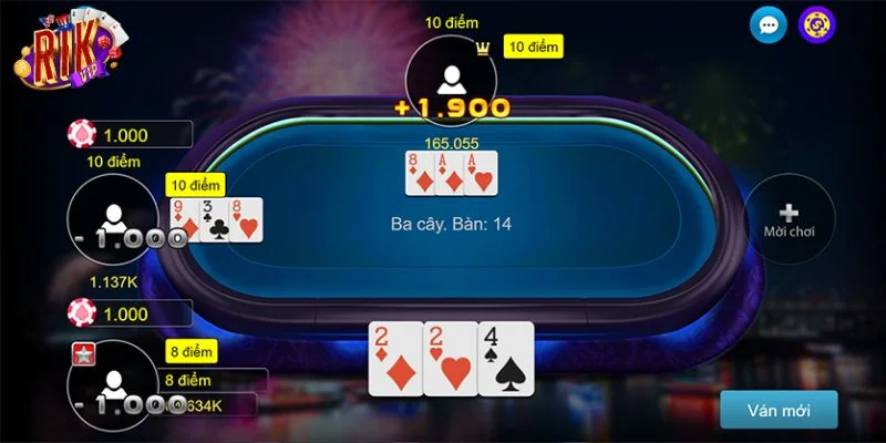 Bài 3 Cây RIKVIP: Thể Thức Chơi, Mẹo Cược Được Cao Thủ Hé Lộ 2 Luật cược bài 3 cây dễ hiểu, dễ tham gia.