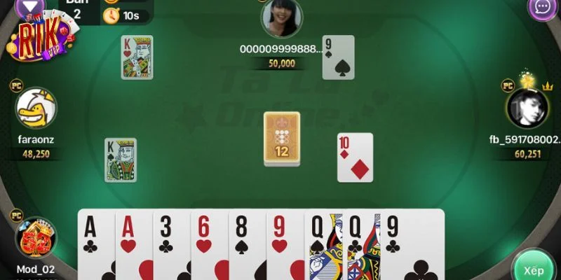 Phỏm là bộ môn bài lá ăn khách hàng đầu tại sàn cược RIKVIP.