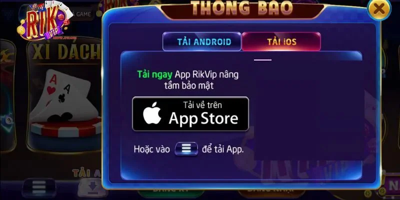 Những lưu ý để download RIKVIP về máy diễn ra an toàn.