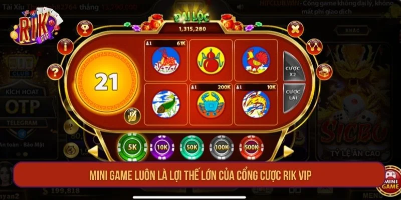 RIKVIP | Đẳng Cấp Thế Giới Game Bài Tài Phiệt Trở Lại 2026 18 Mini game luôn là lợi thế lớn của cổng cược RIK VIP.